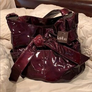 Kooba patent leather handbag